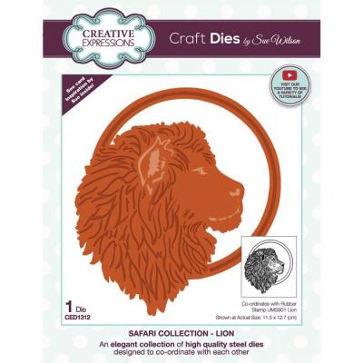 Creative Expressions Craft Die Safari Collection - Lion
